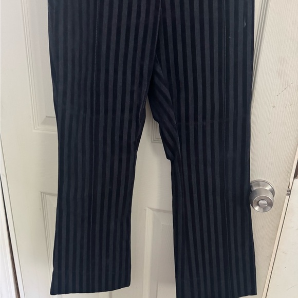 Derek Lam 10 Crosby  Striped Crop Flare Trousers Womens Size 2 - Picture 4 of 16